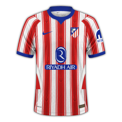 Atletico Madrid home kit