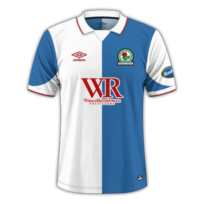 Blackburn Rovers home kit