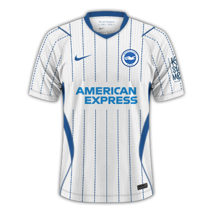 Brighton away kit